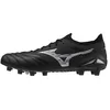 Image de Mizuno Morelia IV Chaussures de football pour homme, noir/argenté, 45 EU