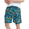 Image de UMBRO Short de bain de plage pour homme, Noir/Scuba, S
