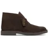 Image de Clarks Men’s Desert Boot Evo, Dark Brown Suede, 43 EU