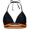 Image de Superdry pour femme. W3010359A Haut de bikini triangle avec logo vintage marine (L), Beachwear, Polister recyclé, Durable