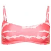 Image de Superdry pour femme. W3010368A Haut de bikini tie-dye rose (XS), Casuel, Beachwear, Polyester