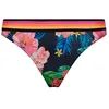 Image de Superdry Vintage Logo Bikini Brief Nh Slips de Bain, Hibiscus Pop Coral, 44 Femme