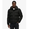Image de Superdry pour homme. M5011743A Everest Hooded Quilted Jacket noir (XL), Casuel, Polyester