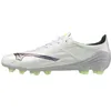 Image de Mizuno Chaussures de football pour homme, Blanc Argent Iri Noir, 44.5 EU