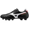 Image de Mizuno Morelia II Club Chaussures de Football Homme, Noir Blanc Rouge, 44 EU