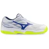 Image de Mizuno Hommes Chaussures de Tennis Break Shot 5 CC Code 61GC2525-20 Blanc, Blanc Bleu Jaune, 42 EU