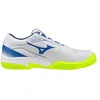Image de Mizuno Hommes Chaussures de Tennis Break Shot 5 CC Code 61GC2525-20 Blanc, Blanc Bleu Jaune, 45 EU