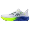 Image de Mizuno Wave Rider 29 Chaussures de Course Homme Blanc/Bleu Break/Lightning Ye 46.5 EU