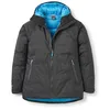 Image de Rab Veste Valiance pour femme   Manteau imperméable et coupe-vent en duvet pour l'escalade, l'alpinisme et les loisirs, Noir (aigue-marine), XS