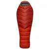 Image de Rab Alpine 600 Sac de Couchage, Rouge, Long Left