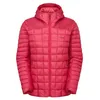 Image de Rab Mythic Alpine Veste légère pour femme   Capuche coupe-vent isolée en duvet imperméable pour la randonnée, l'escalade et les loisirs, pastèque, X-Large