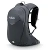 Image de Rab Nitron Sac d'hydratation léger   Sac à dos confortable pour la randonnée, le trekking et la course à pied, Anthracite, 18-Liter (Back Length - Small)