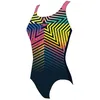 Image de Speedo Digital Placement Splashback, Maillot Une pièce Fille, Pink,
