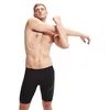Image de Speedo Hyperboom Short de Bain pour Homme Résistant au Chlore, Noir/Gris Anthracite USA, 52