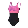 Image de Speedo Maillot de Bain Femme, Noir/Rose/Corail Cupidon, 68