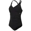 Image de Speedo Maillot de bain 1 pièce avec col en V pour femme, Noir , 42 FR
