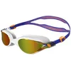 Image de Speedo Unisex V-Class Vue Swimming Goggles | Swim | Eyewear, True Navy/Dragonfire Orange/Sapphire Violet, One Size