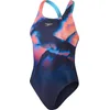 Image de Speedo - Eco+ placem dig Powerback - Maillot de Bain 1 pièce - Bleu Marine - Taille 38