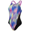 Image de Speedo - Maillot de Bain 1 pièce RECORDBREAKER - Femme (44 FR) (Multicolore)