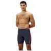 Image de Speedo Hyperboom Splice Brouilleur de Natation pour Homme, Grey Lead/Neon Coral, 40