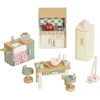 Image de Le Toy Van Puppenhausküche, 3 Jahre, pädagogisches Spiel, 20-teiliges Holzmöbelset, umweltfreundliches Spielzeug, Montessori, inklusive Einrichtung und Zubehör