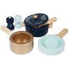 Image de Dinette batterie casseroles poêles faitout en bois 'Honey Bake' Le