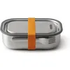 Image de BLACK + BLUM - Lunch Box 3-en-1 en Acier Inoxydable - Grande Boite Repas Bento - pour Adulte et Enfant - Fourchette Comprise - 1L - Orange
