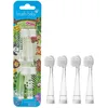 Image de Brush-Baby WildOnes Lot de 4 têtes de rechange pour brosse à dents de 0 à 10 ans