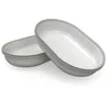 Image de Sure Petcare SureFeed Lot de 2 Bols avec Joint intégré, compatibles avec la mangeoire à Puce SureFeed Microchip pour Animaux domestiques, Fonctionne pour Les Aliments humides et secs, Gris
