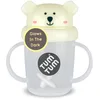 Image de TUM TUM Tasse avec paille lestée, Tasse anti-fuite, Tasse d’Apprentissage pour Bébé, Couvercle Rabattable, Paille en Silicone (Pete l’Ours Polaire 200ml)