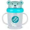 Image de TUM TUM Tasse avec paille lestée, Tasse anti-fuite, Tasse d’Apprentissage pour Bébé, Couvercle Rabattable, Paille en Silicone (Boris l’Ours 200ml)