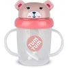 Image de TUM TUM Tasse avec paille lestée, Tasse anti-fuite, Tasse d’Apprentissage pour Bébé, Couvercle Rabattable, Paille en Silicone (Besty l’Ours 200ml)