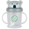 Image de TUM TUM Tasse avec paille lestée, Tasse anti-fuite, Tasse d’Apprentissage pour Bébé, Couvercle Rabattable, Paille en Silicone (Kevin le Koala 200ml)