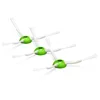 Image de iRobot 4624877, Accessoire Officiel-Lot de 3 brosses latérales pour Roomba de série e et i, Vert