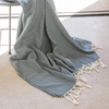 Image de Febronie - Plaid Amsterdam vert kaki 160x250 cm