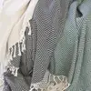 Image de Febronie - Plaid en coton Amsterdam noir 130x170 cm