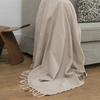 Image de Febronie - Plaid Oslo beige 160x250 cm