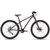 Image de Frog Bikes Frog MTB 69 Vélo pour enfant, couleur : gris métallisé, rouge fluo