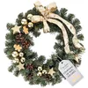 Image de Creative Home Couronne de Noël Dorée | Diamètre 35 cm | Couronne de Porte | Decoration Noel Exterieur | Couronne de Noel Porte | Décoration Noel | Couronne de Noël Porte | Noel Decoration