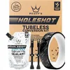Image de Peaty's Holeshot Kit de Conversion Tubeless - Route et Gravier, Fond de Jante 21 mm, Valves 60 mm et Produit d'E tanche ITE  Biofibre Ve lo, Jante et Protection Anti-Crevaison Ve lo