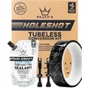 Image de Peaty's Holeshot Kit de Conversion Tubeless - XC et Trail, Fond de Jante 25 mm, Valves 42 mm et 2 x 120 ML de Produit d'E tanche ITE  Biofibre Ve lo, Jante et Protection Anti-Crevaison Ve lo