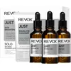 Image de REVOX B77 - Coffret Just Skin Brightening, 4 x 30 ml, Sérum Contour des Yeux Caféine 5%, Sérum Vitamine C, Nettoyant Acide Glycolique et Squalane, Coffret Soin Visage, Peau Uniforme et Lumineuse