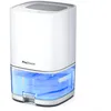 Image de Pro Breeze Déshumidificateur d'Air Electrique 1000 ml avec Lumières LED et Minuterie de 4 heures, Absorbeur d'Humidité, Anti Moisissure, Mini Déshumidificateur Salle de Bain Cave Chambre - Blanc
