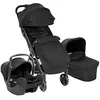 Image de Graco MYAVO  TRIO Poussette légère avec fermeture rapide (0-22 kg), siège auto pour bébé (de 40 à 75 cm), nacelle (max 9 kg) - Midnight