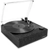 Image de Victrola Eastwood II Tourne-Disque Finition Noire avec Haut-parleurs, Bluetooth 5.1 et Technologie Vinyl Stream, Lecteur Vinyle à 3 Vitesses, Cartouche Audio Technica AT-3600LA