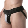 Image de LEADER Jockstrap BRUT Noir-Blanc