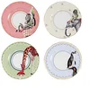 Image de Set 4 Assiettes Animaux 16cm
