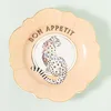 Image de YVONNE ELLEN Assiette guépard 23cm Couleur