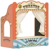 Image de Le Toy Van Théâtre Marionnettes pour Enfants, 3 Ans, théâtre de marionnettes en Bois de Table, Jeu de rôle, Montessori, Bois FSC écologique, 52 x 30 x 55 cm