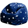 Image de Icon Étoiles Pouf Enfant, pour Poire avec Remplissage, Chaise Enfant, Fauteuil Chambre, Meuble Chambre, Meuble Salon, Bleu